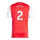 Arsenal William Saliba #2 Hemma matchtröja 2025-26 Kortärmad Billigt